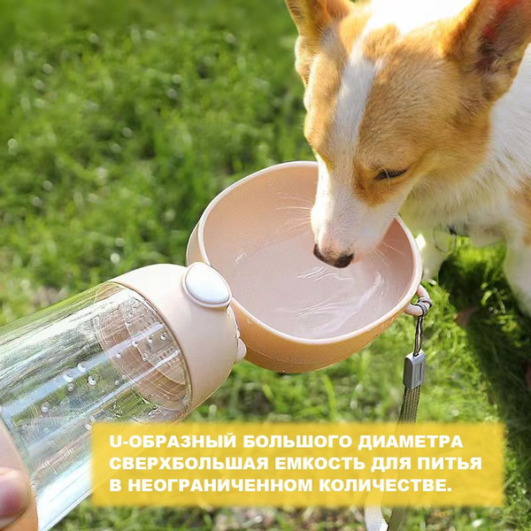 Переносная поилка для собак на улице - купить с доставкой по выгодным ...