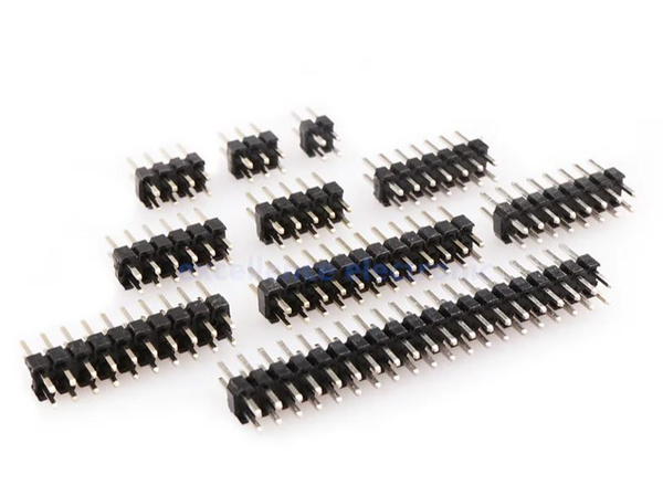 Штыревой соединитель на плату, шаг 2.54мм, двухрядный Штыри DIP 40 ...