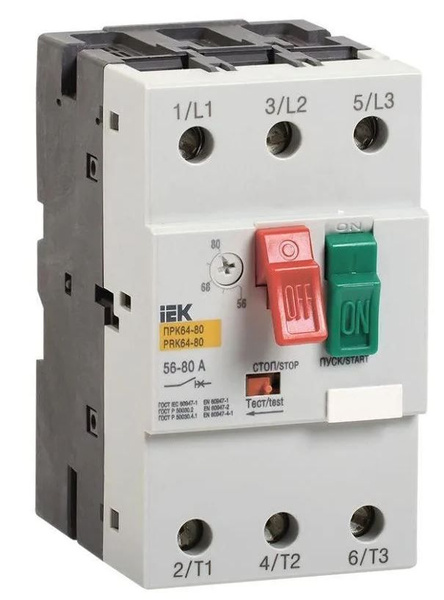 Пускатель ПРК64-40 In 40A Ir 25-40A Ue 660В IEK DMS22-40 - купить по ...