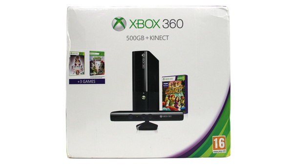 Игровая приставка Xbox 360 E 500 Gb Бандл с Kinect В Коробке (Новый ...