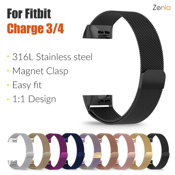 Для Fitbit Charge 3 4 умный ремешок для браслета приятный для кожи ...