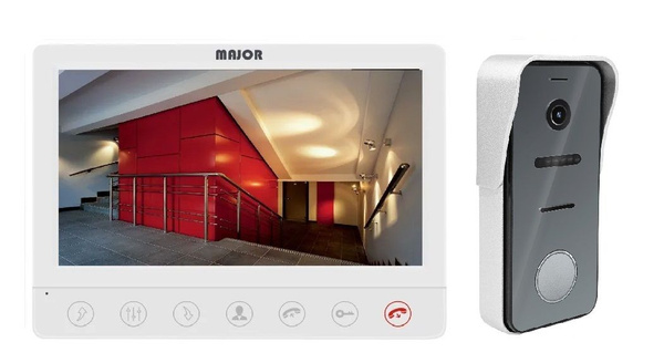 Видеодомофон Major ALFA+CLASSIC серебро, 800x480 купить по низким ценам ...