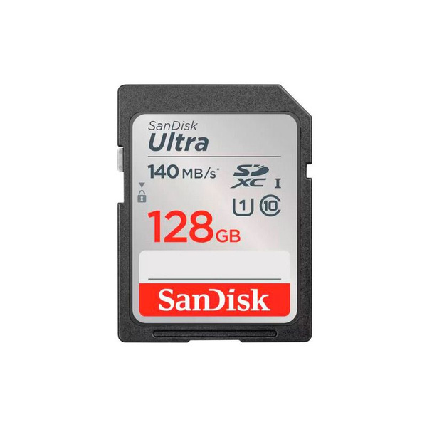 Карта памяти 128Gb - SanDisk Ultra SDXC Class 10 UHS-I SDSDUNB-128G ...