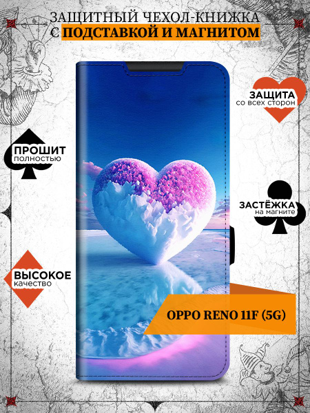 Вопросы и ответы о Чехол-книжка для Oppo Reno 11F (5G) (Оппо Рено 11Ф ...