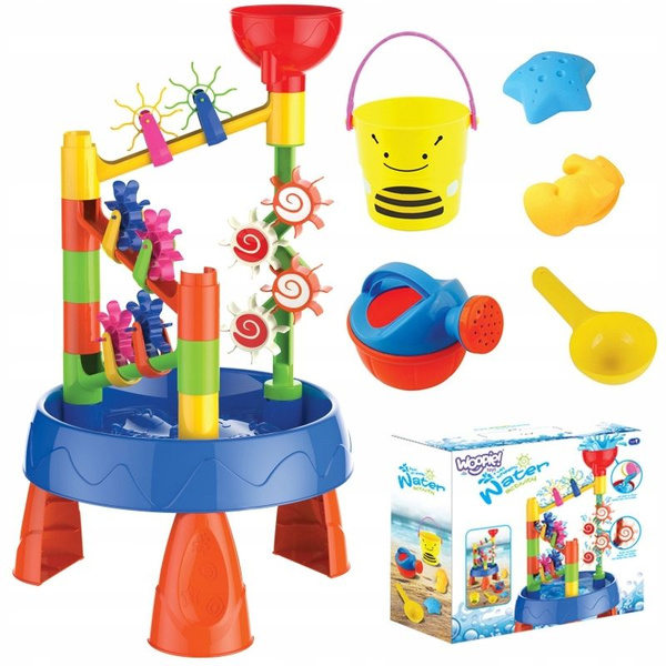 Игрушка для песочницы Woopie - Игровой набор 2в1 Песочница-стол водопад ...