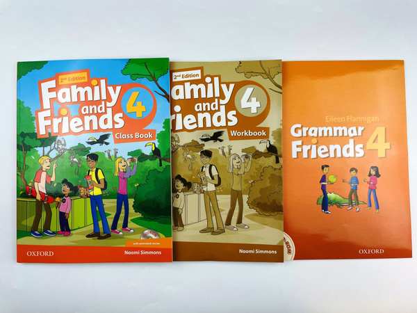 Family and Friends 4 Комплект Class Book, Workbook, Grammar friends 4 ...