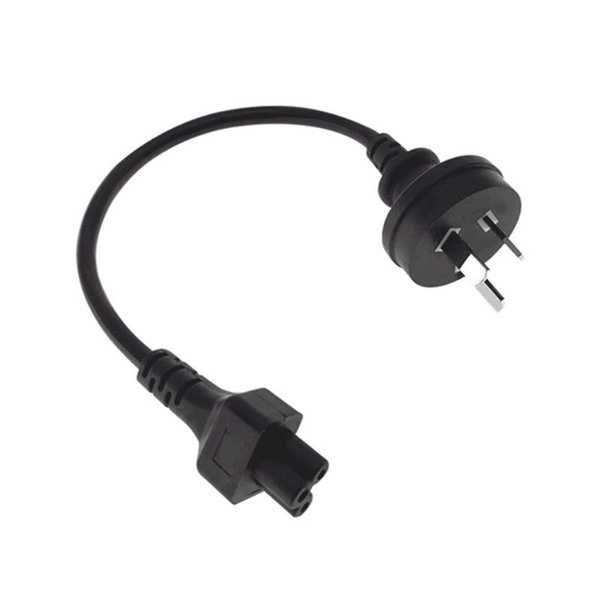 2x Австралийский плоский 3-контактный разъем SAA папа на IEC320-C5 мама ...