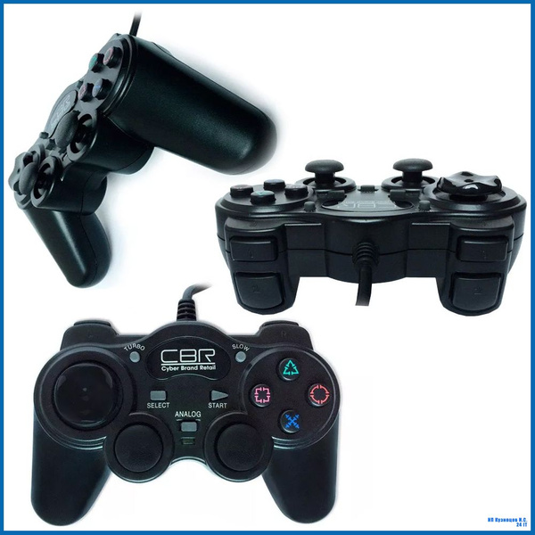 Геймпад CBR, для PlayStation 2, PC, черный - купить по выгодной цене в ...