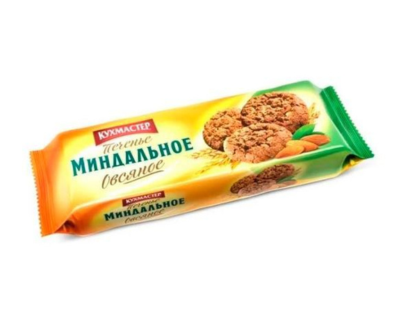 Кухмастер Печенье Миндальное овсяное, 270 гр - купить с доставкой по ...