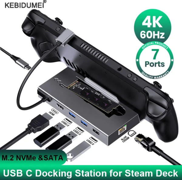 Характеристики Док-станция 4К 60 Гц с M.2 слотом NVMe SSD для Steam ...