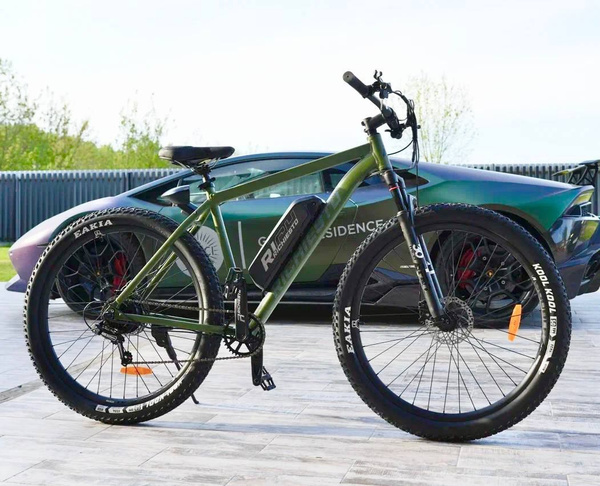 Электровелосипед RICHIESTO 29" Алюминиевая рама 21" фэтбайк горный ...