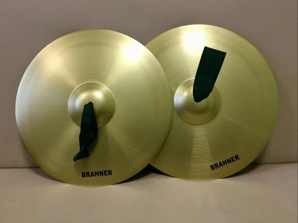 Brahner BMC-18 - тарелки оркестровые 18 дюймов, пара, ремни в комплекте ...