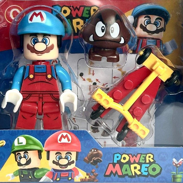 2C Конструктор minifigures Super Mario, фигурка Супер Марио 8 см ...