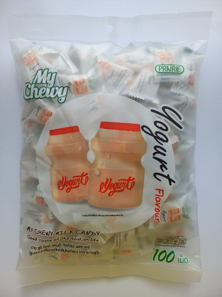 Конфеты My Chewy Milk Candy Йогурт! / Тайские жевательные сладости Май ...