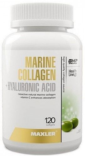 Спортивное питание, Коллаген, Maxler Marine Collagen + Hyaluronic Acid ...