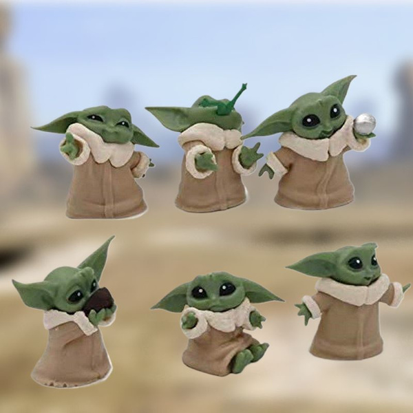 Набор 6 фигурок Звездные войны лего Йода Мандалорец Стар ворз wars ...