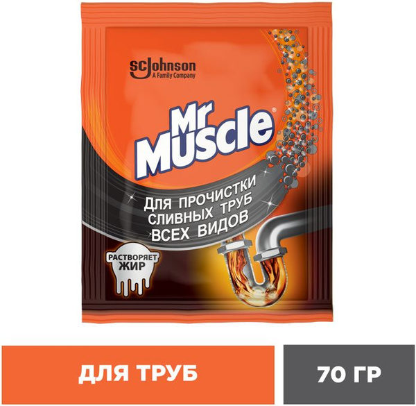 Характеристики Mr Muscle Гранулы для прочистки сливных труб всех видов ...