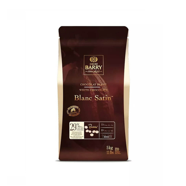 Шоколад белый Blanc Satin 29% Cacao Barry (Какао Барри) 5 кг - купить с ...