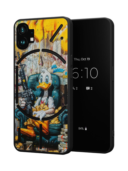 Силиконовый чехол Novel для Nothing Phone 1 (Насинг Фон 1), Утка ...