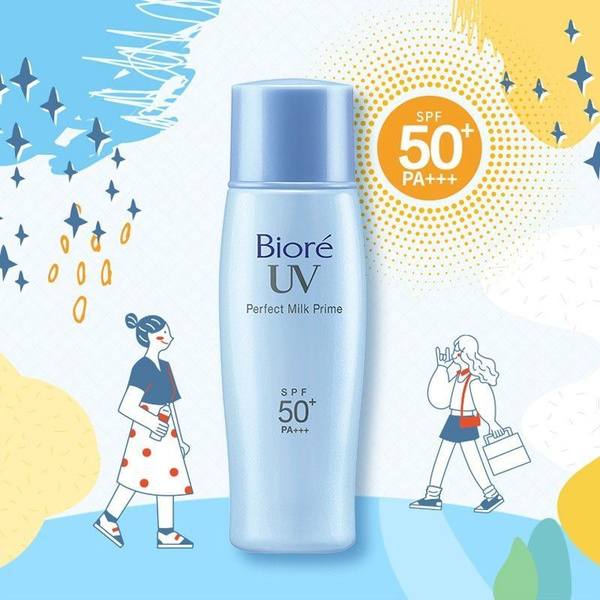 Biore Солнцезащитная эмульсия "Гладкость кожи" UV SPF50, perfect milk ...