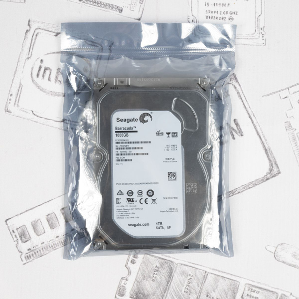 3.5" жесткий диск Seagate BarraCuda 1Tb ST1000DM003 HDD 1 ТБ Внутренний ...