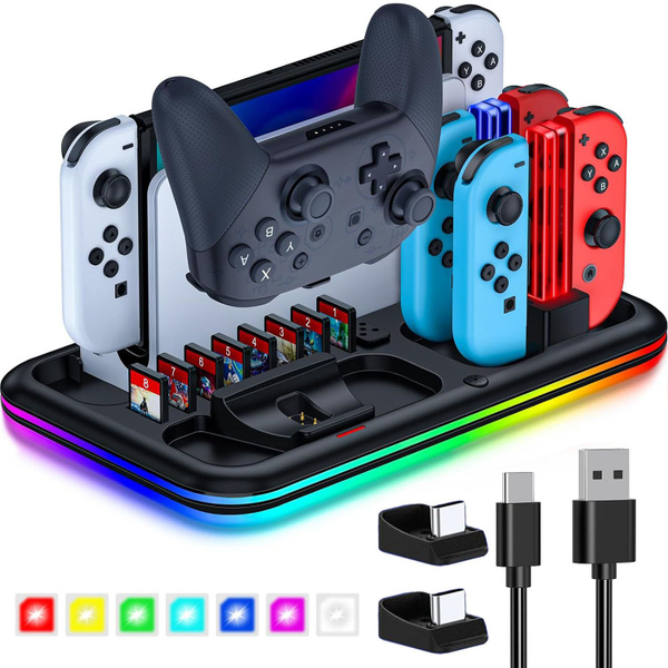 Док-станция для зарядного устройства RGB Switch Controller для Nintendo ...