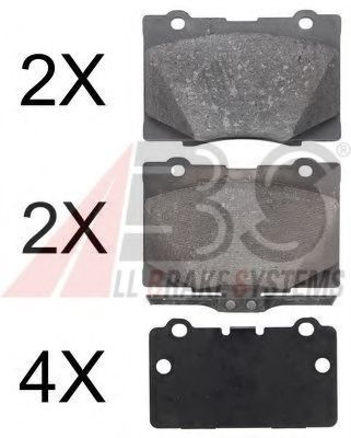 Колодки тормозные ABS 37600 - купить по низким ценам в интернет ...