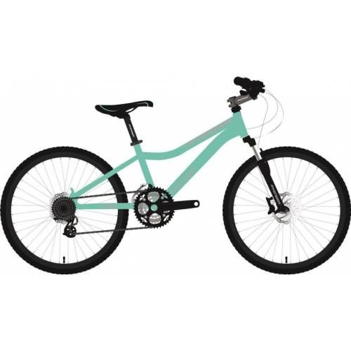 Велосипед горный 24 AVENGER C241DW (DISK) бирюзовый/серебристый рама 13 ...