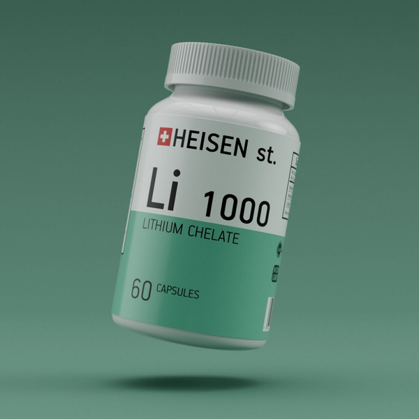 Lithium chelate 1000 mcg (Литий хелат) 1000 мкг с Витмином B1 и B6 ...