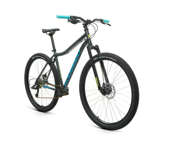 Велосипед 29' Forward Sporting 29 X D Темно-серый/Зеленый 2022 г ...