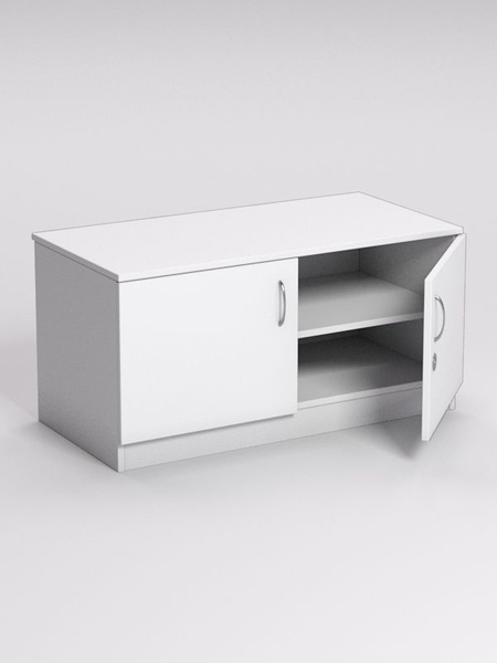 Тумба Westcom Т-26 с распашными дверцами_Белый, 90x45x60 см - купить по ...