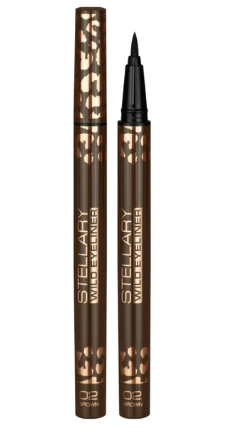 Подводка для глаз Stellary Brown Eyeliner фетровая Коричневая Тон 02 х ...