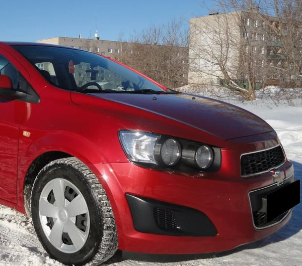 Бампер передний Шевроле Авео Т300 (2011-2015) КРАСНЫЙ - купить с ...