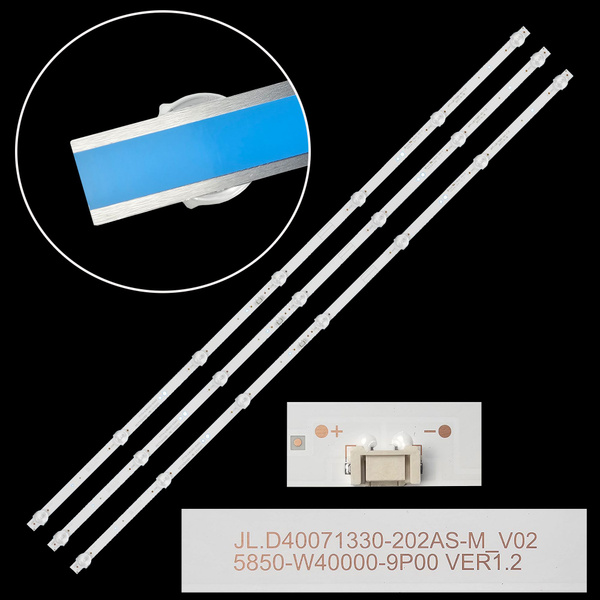 Светодиодная лента для 5850-W40000-9P00 9P10 -LED40F456BS2 40X6 40E1C ...