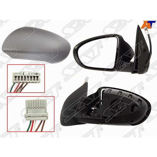 Зеркало левое для Ниссан Кашкай j10 рестайлинг 2010-2013, Nissan ...