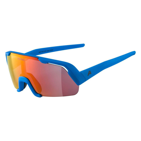 Очки Солнцезащитные Alpina Rocket Youth Blue Matt/Blue Mirror Cat. 3 (Б ...