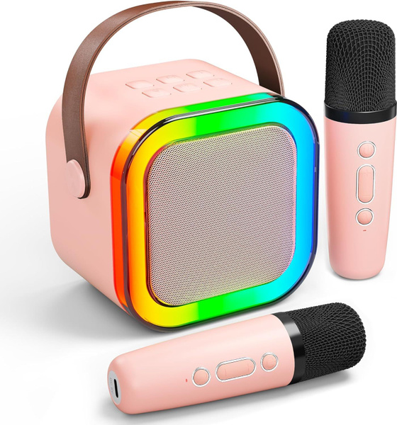 Караоке-машина для детей и взрослых, портативная Bluetooth mini, с 2 ...