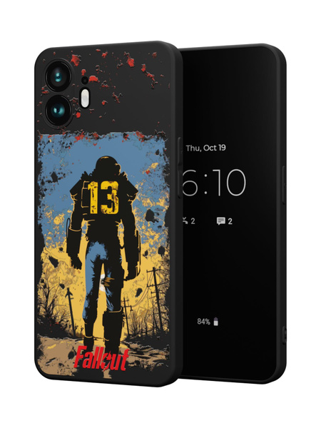 Силиконовый чехол Mcover для Nothing Phone 2 (Насинг Фон 2), Fallout ...