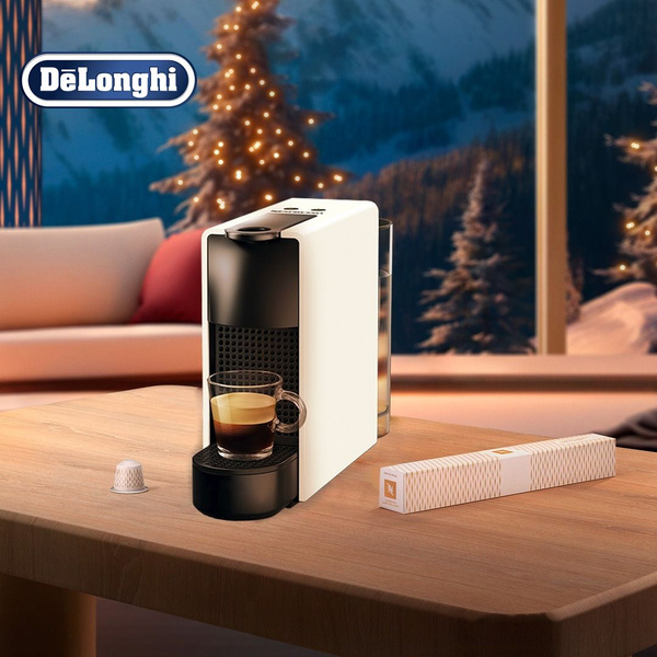 Капсульная кофемашина Nespresso DeLonghi Essenza Mini C30, белый купить ...