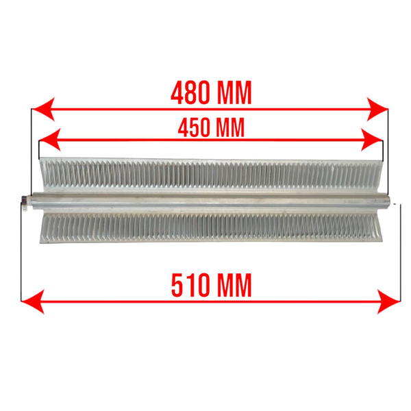 ТЭН конвекторный 1500W (750W+750W), клеммы под разъем, для Electrolux ...