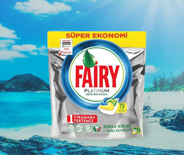 Капсулы для посудомоечных машин Fairy Platinum,72 шт - купить с ...