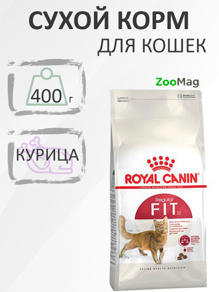 Royal Canin Fit / Сухой корм Роял Канин Фит для Взрослых кошек в ...