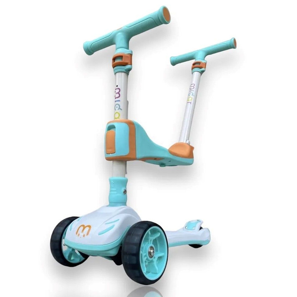 Характеристики Детский трёхколёсный самокат 3 в 1 Scooter Micar ...