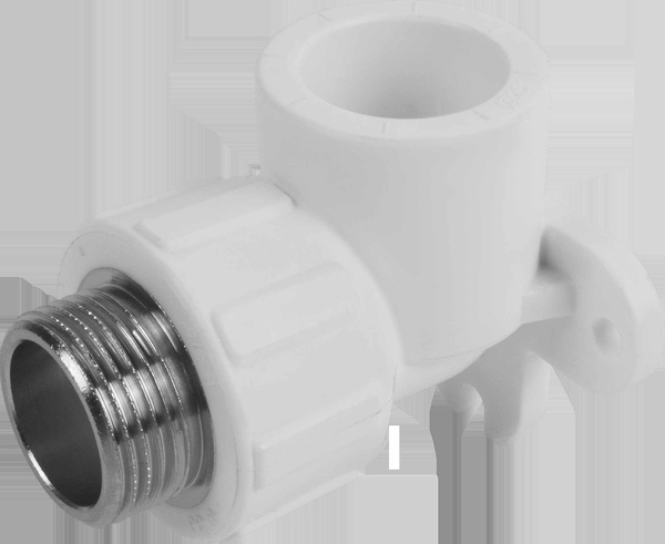 Колено настенное наружная резьба 25х3/4" полипропилен - купить по ...