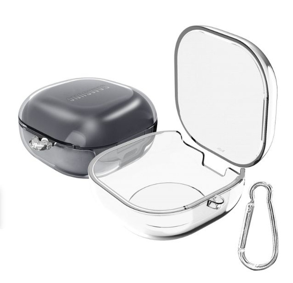 Прозрачный силиконовый чехол (кейс) для наушников Samsung Galaxy Buds 2 ...