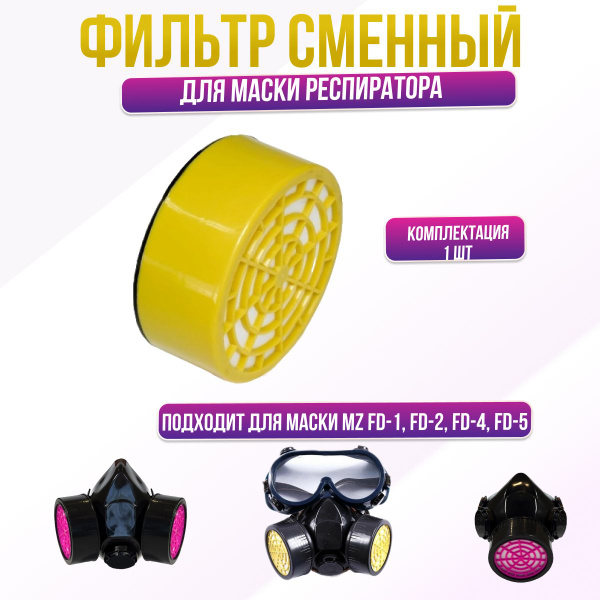 Вопросы и ответы о Фильтр сменный для маски респиратора для кератина MZ ...