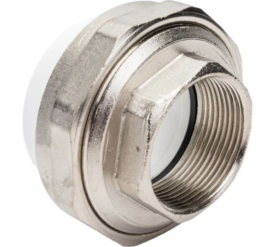 Американка муфта d50х11/2" вн.р. белая ПП TEBO купить на OZON по низкой ...