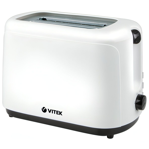 Тостер VITEK VT 1578 BW, белый, черный купить по выгодной цене в ...