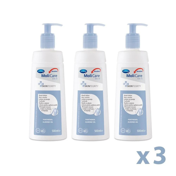 Моющий лосьон для тела MoliCare SKIN 500 мл х 3шт/ Моликар - купить с ...