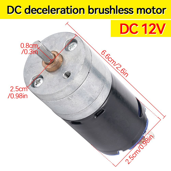 Щеточный двигатель постоянного тока DC12V со скоростью холостого хода ...